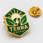 Значки с логотипом на пиджак Terra Energy на заказ