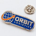 Корпоративный значок на пиджак Orbit Logistics на заказ