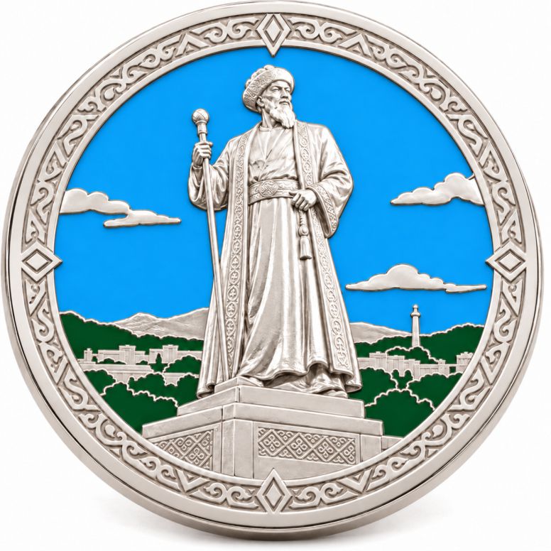 Памятная монета с памятником на заказ